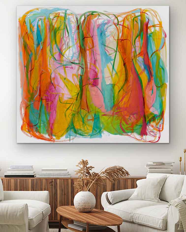 Abstract-Art-Buy-Emerging-Contemporary-Saatchiart-Saatchi -Gabriela Tolomei the eternity of her Mounted