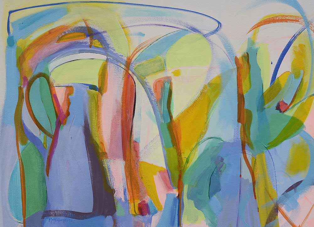 Abstract-Art-Buy-Emerging-Contemporary-Saatchiart-Saatchi -Gabriela Tolomei the gardens of gratitude VII Full Painting